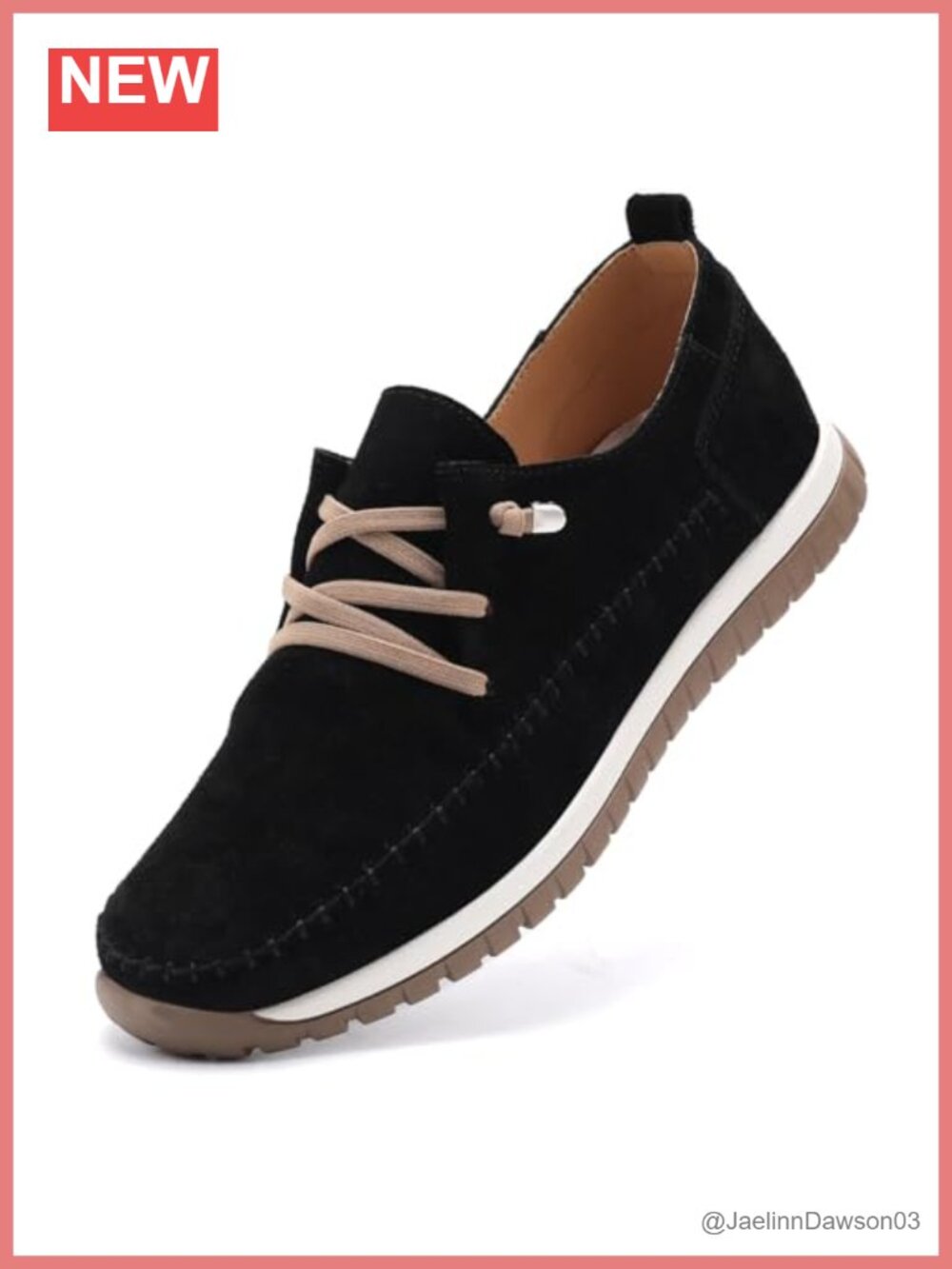 Women's Oxford Shoes Lace Up Comfortable Leather Flats Work Business Office